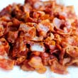 Krumplipüré baconben sütve Krumplipüré baconben sütve