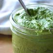 Spenótos pesto Spenótos pesto