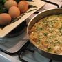 Kolbászos, póréhagyás, feta sajtos frittata Kolbászos, póréhagyás, feta sajtos frittata