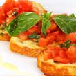 Bruschetta al pomodoro - Paradicsomos bruschetta Bruschetta al pomodoro - Paradicsomos bruschetta