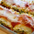 Spenótos lasagne Spenótos lasagne