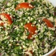 Tabbouleh, azaz bulgur saláta Tabbouleh, azaz bulgur saláta