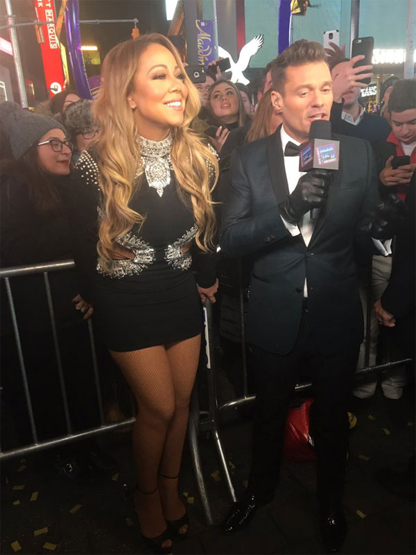 Mariah Carey kínos szilveszteri fellépése